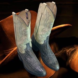Vintage Dan Post Cowboy Boots Mens Size 11D